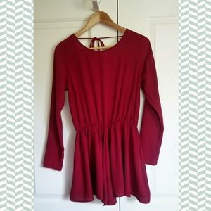 💃Honey Punch long-sleeve Romper